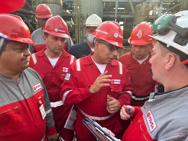 Ministro de Petróleo visitó el Mejorador Petrocedeño para impulsar el Plan de Incremento de la Producción 